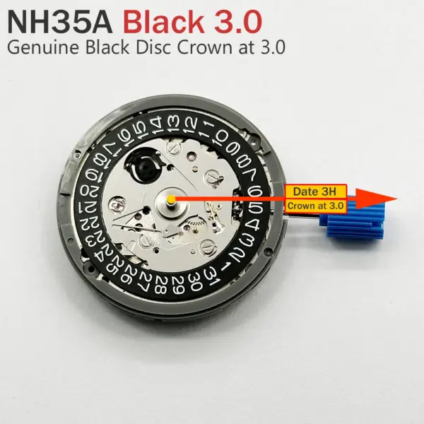 Genuine NH35A Movement Crown with Datewheel - Image 10