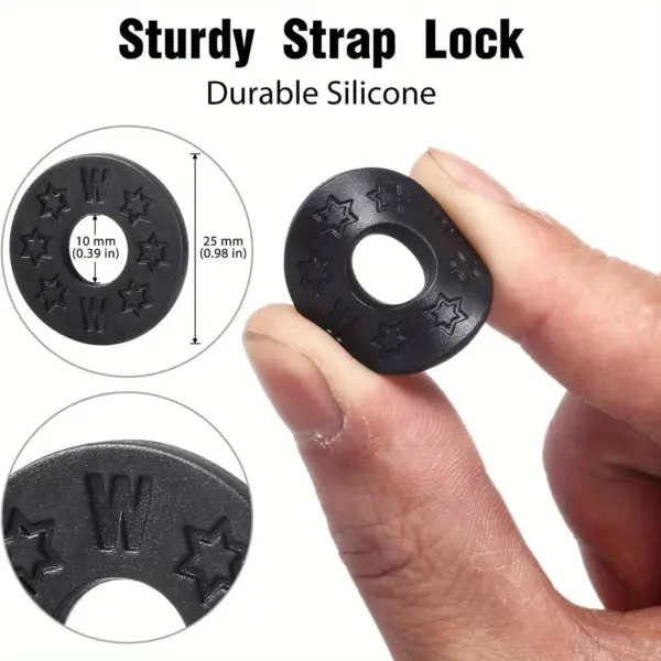 10pcs Silicone Strap Locks for Guitars - Image 2