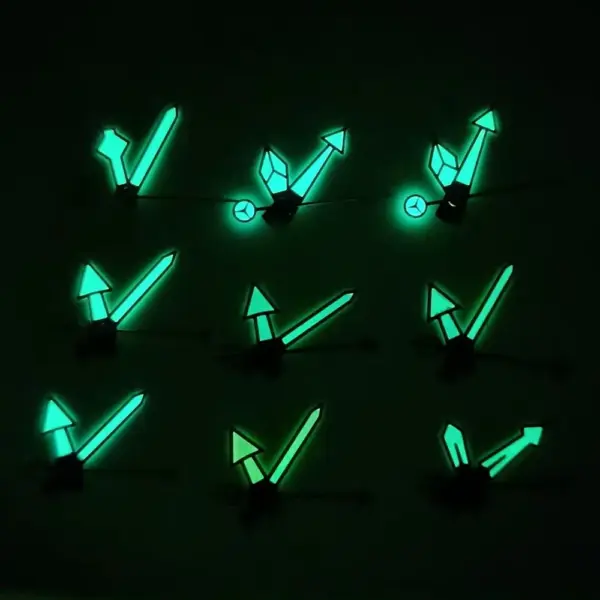 NH35 NH36 Watch Hands Green Luminous Set - Image 6