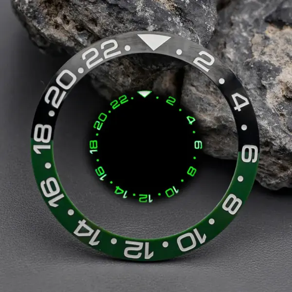 C3 Green Luminous Ceramic Bezel Insert 38mm - Image 3