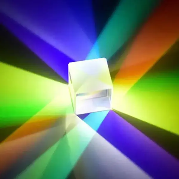 Colorful Optical Glass Cube Prism for Gifts - Image 5