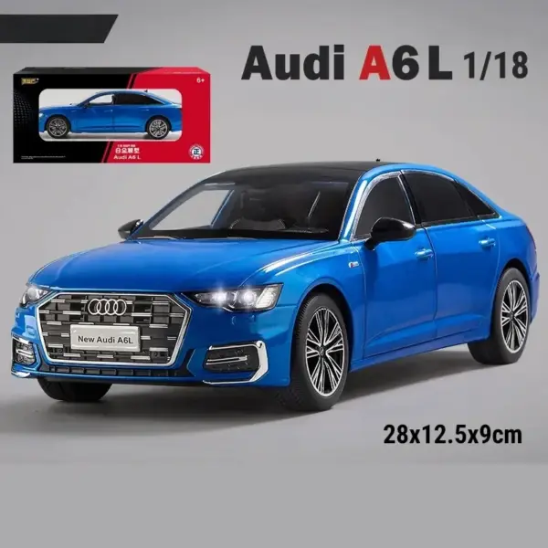 1:18 Audi A6L Alloy Diecast Car Model - Image 12