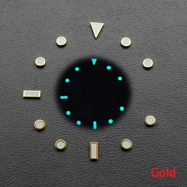 Blue Green Luminous Watch Dial for Seiko SKX - Image 4