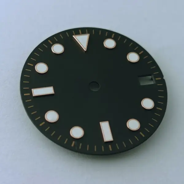 28.5MM Green Luminous Watch Dial for NH35 - Image 2