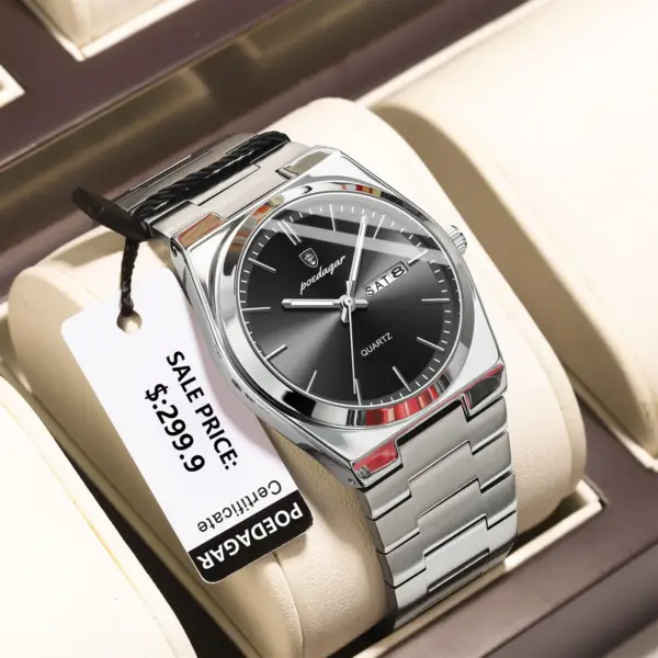 Luxury Quartz Men's Sports Watch Waterproof - Image 12