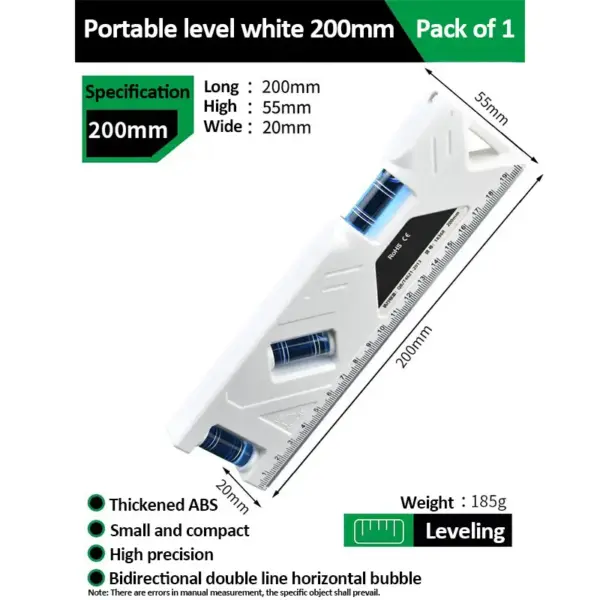 Magnetic Mini Level Gauge with Protractor - Image 11