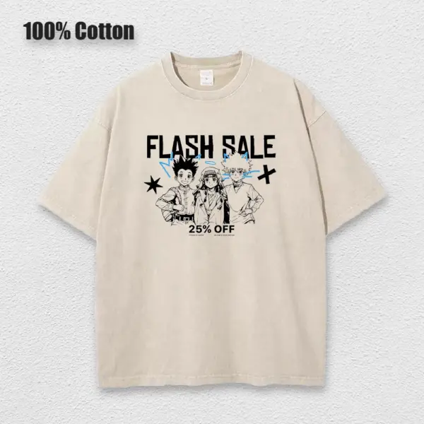 Punk Anime Hunter x Hunter Graphic T-shirt - Image 4