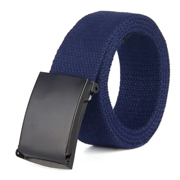 Unisex Nylon Canvas Casual Belt 120cm - Image 22