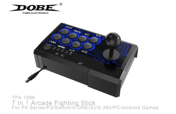 7 In 1 Arcade Fighting Stick for Consoles - Image 4
