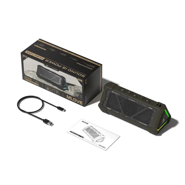 MLOVE P3 Outdoor Bluetooth Speaker 40W IPX7 - Image 8