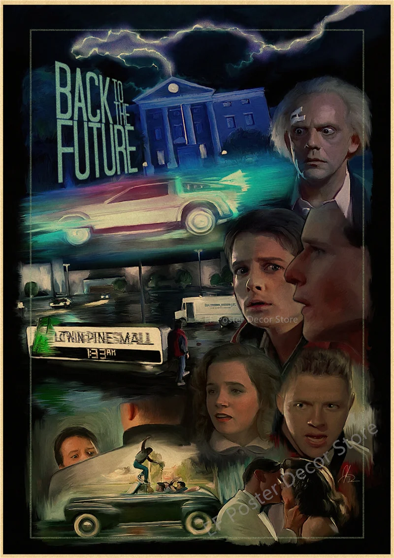 Vintage Back To The Future Movie Poster Print 32 Vintage Back To The Future Movie Poster Print - Image 32