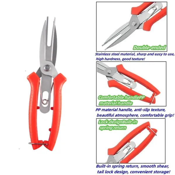 Double-edged Pruning Shears for Garden Use - Image 2