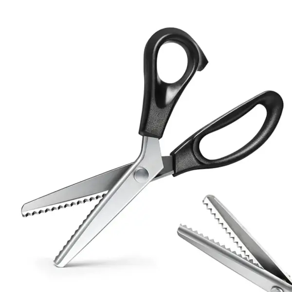 Serrated Edge Stainless Steel Zig Zag Scissors - Image 2