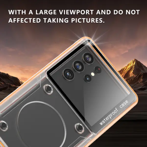 Transparent IP68 Waterproof Phone Case for 6.9 inches Phones - Image 5