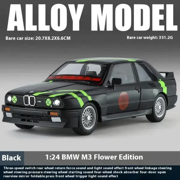 1988 BMW M3 E30 Diecast Model Car 1:24 - Image 18