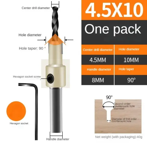 HSS Wood Countersink Drill Bit Set - Image 23