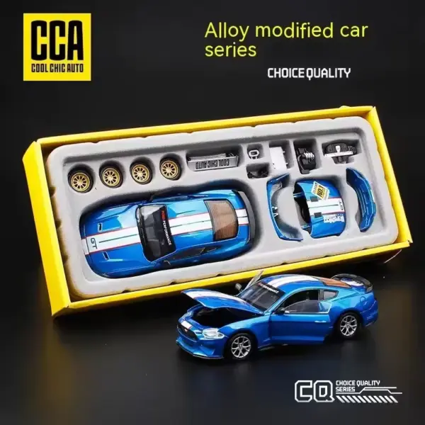 1:43 Scale Ford Mustang GT Die-Cast Model Car - Image 7