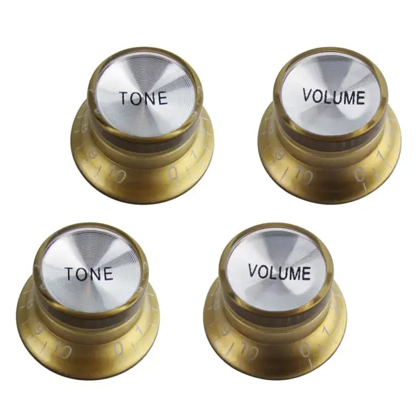 4pcs Vintage LP Guitar Control Knobs Set