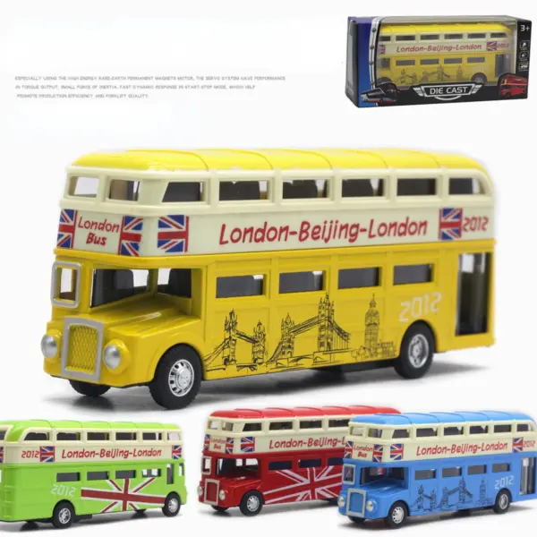 London Double Decker Bus Diecast Model - Image 2