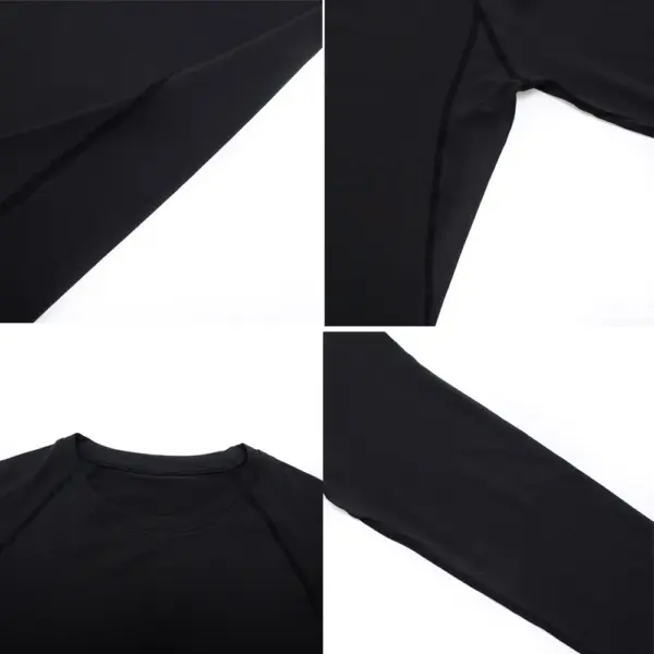 Men's Compression Workout Rash Guard Shirt - Image 6