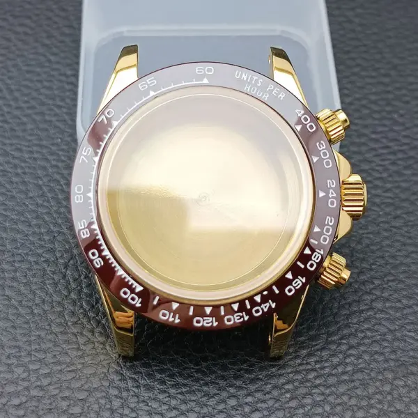 39.3mm Stainless Steel Watch Case for VK63 - Image 24