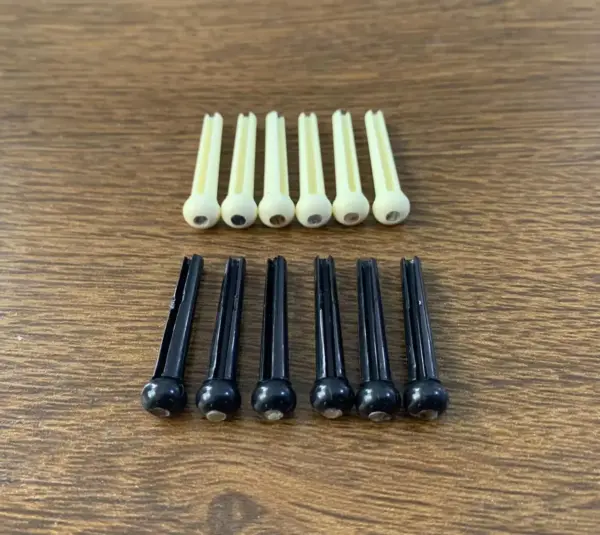 6Pcs Acoustic Guitar Bridge Pins Set Abalone