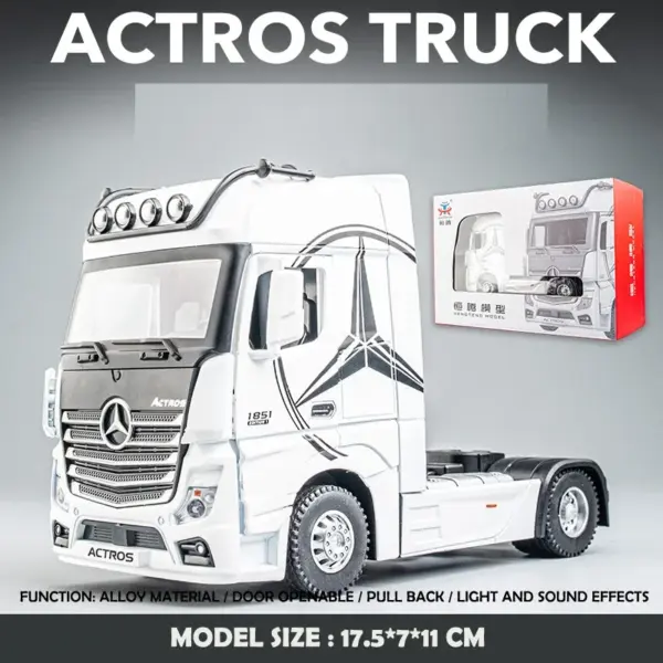Mercedes-Benz ACTROS 1:36 Diecast Model Truck - Image 12