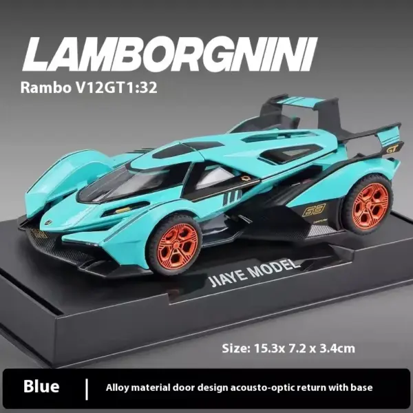 1:32 Scale Lamborghini V12 Alloy Car Model - Image 7