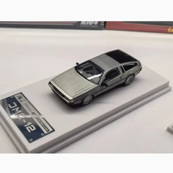 Diecast 1:64 Scale DeLorean Model Car - Image 2