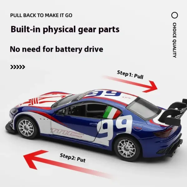 1:32 Scale Alloy Retro GT4 Car Model - Image 4
