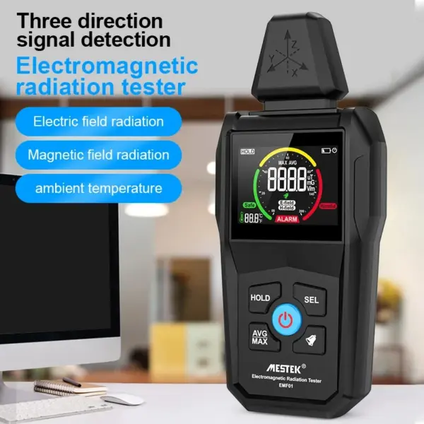 Digital EMF Meter Radiation Detector with Color Screen - Image 5