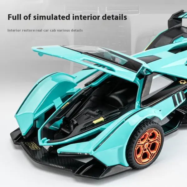 1:32 Scale Lamborghini V12 Alloy Car Model - Image 4