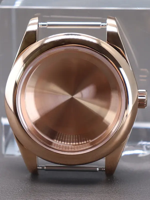 Rose Gold Men's Watch Case for Seiko & Miyota - Image 7