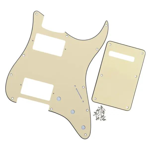 Electric Guitar HH Pickguard Set with Screws - Image 9