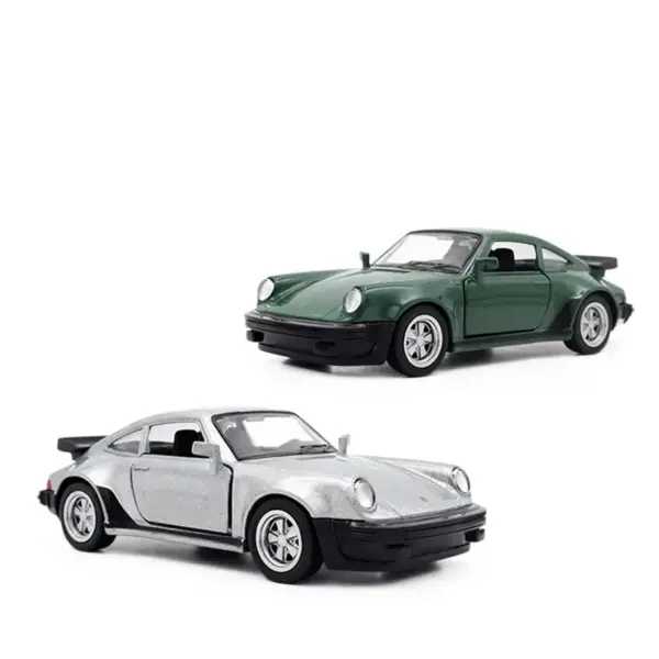 1:36 Scale Diecast Metal Porsche 911 Turbo Model - Image 4