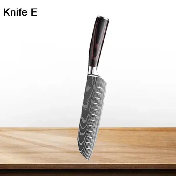 Professional Stainless Steel Japanese Cleaver Knife - Image 7