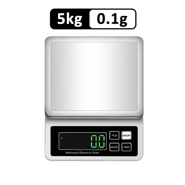 Waterproof Digital Kitchen Scale 0.1g Precision - Image 9