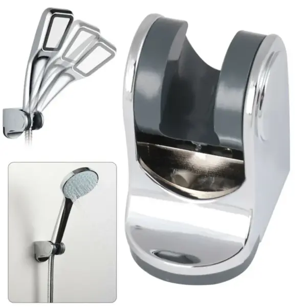 Adjustable Shower Head Holder Bracket in Chrome - Image 2