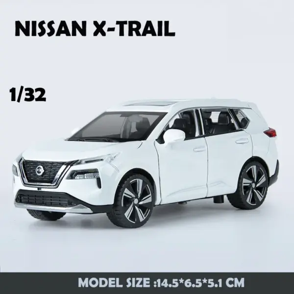 1:32 Diecast Nissan X-Trail SUV Model Toy - Image 9