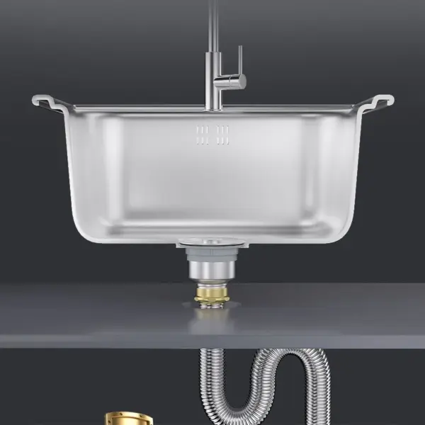 Stainless Steel Flexible Sink Drain Hose 40/60cm - Image 6