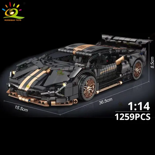 1:14 Racing Car Building Blocks Model Kit - Image 15