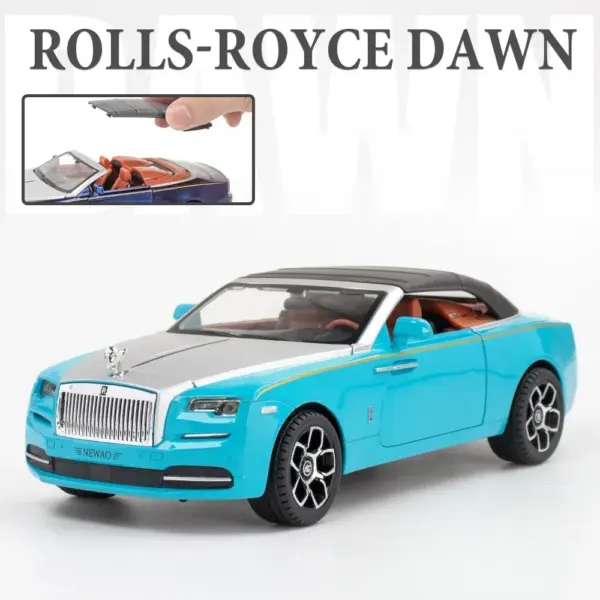 1:24 Alloy Rolls-Royce Dawn Diecast Model Car - Image 9