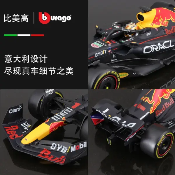 Bburago 1:24 2022 Red Bull Formula Car Model - Image 4