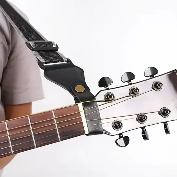 Vintage Leather Guitar Strap Button Adapter - Image 5