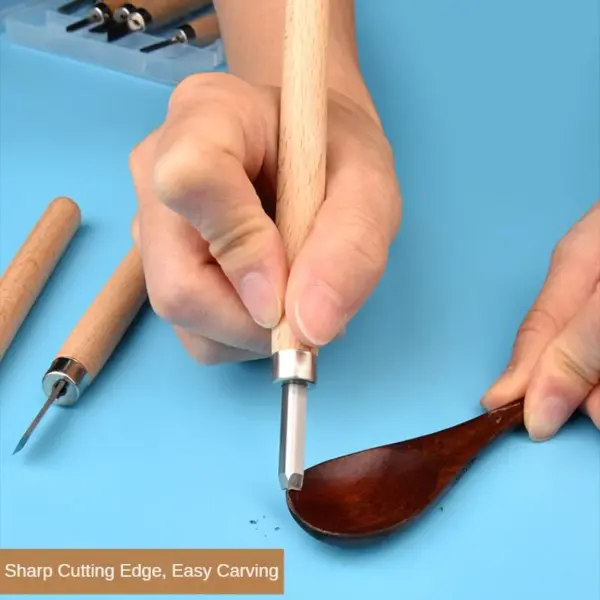 Wood Carving Chisel Knife Set 3-12pcs - Image 2