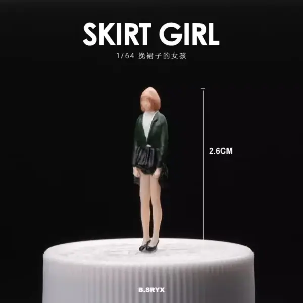 1:64 Scale Resin Miniature Girl Action Figure - Image 3