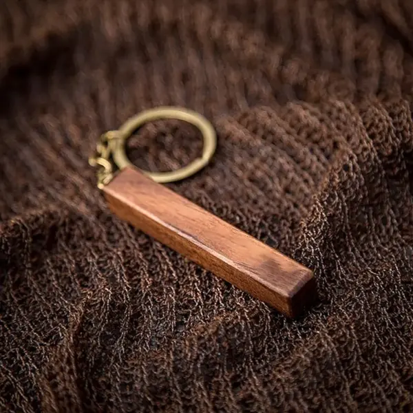 5 PCS Walnut Keychain Blanks for DIY Engraving - Image 5