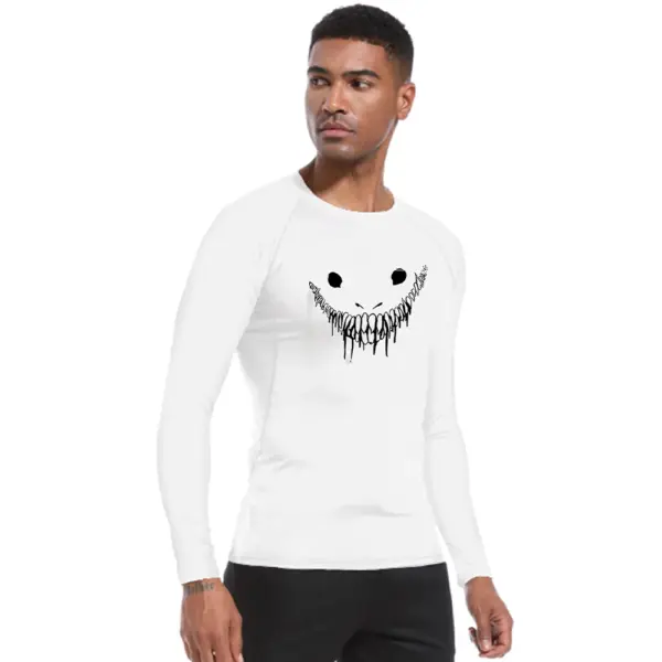 Men's Compression Workout Rash Guard Shirt - Image 4