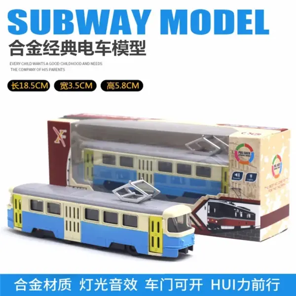 1:90 Scale Diecast Alloy Tram Model - Image 11