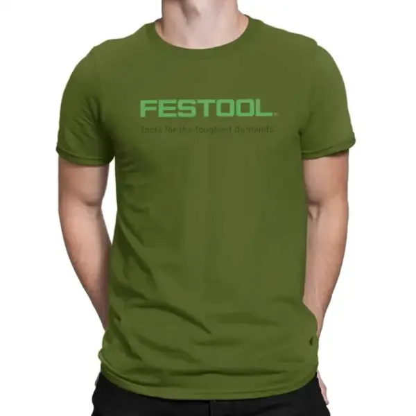 Festool Men's Cotton Round Collar T-Shirt - Image 4